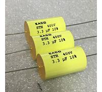 Electronic devices TH Series 3.3UF 400V Thick Copper Foot Frequency Dividing Film Capacitor 1 Pcs