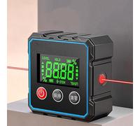 Electronic Digital Angle Finder, 5-Side Strong Magnetic Angle Gauge, Table Saw Miter Protractor, Woodworking Measuring Tool, Level Box for Hangin, Finder Measuring Tool for Woodworking Tablesaw (#A)