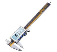 Electronic Digital Caliper Measuring Tool, 150mm 6 ' ' Metal Construction with Large LCD Screen Quick Changes Button Electronic Digital Caliper Measuring Tool