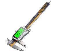 Electronic Digital Caliper Measuring Tool, 150mm 6 ' ' Metal Construction with Large LCD Screen Quick Changes Button Electronic Digital Caliper Measuring Tool