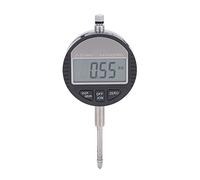 Electronic Digital Dial Indicator Gauge 0.01mm High Precision Measuring Tool 0 25.4mm Range Inch Metric Conversion for Machinery Manufacturing Equipment Maintenance Alloy Material
