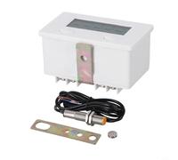 Electronic Digital Display Counter with Magnetic Sensor Switch, 5/6 Digit Punch Counter for Industrial Automation, 1.5V AA Battery Powered, Up to 20Hz(5-BIT Counter+Metal Inductor+Accessories)