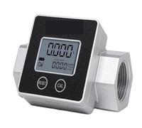 Electronic Digital Display Flowmeter K24 Stainless Steel Flow Meter Sensor(DN25 1inch SS)