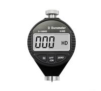 Electronic Digital Hardness Tester, Industrial Grade Durometer for Rubber Plastic and Tire, Type A C D Shore 0-100H, Fast Reading Meter with Vertical Needle Press for(Type D)