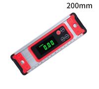 Electronic Digital LCD Level Ruler with Angle Meter, 200/300/400mm Aluminum Magnetic Level for Construction and Engineering, 0.05° Accuracy 200mm