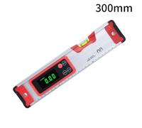 Electronic Digital LCD Level Ruler with Angle Meter, 200/300/400mm Aluminum Magnetic Level for Construction and Engineering, 0.05° Accuracy 300mm