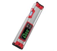 Electronic Digital Level Aluminum Alloy Inclinometer with Backlit Display, 0-90 Degree Slope Meter, Waterproof Oilproof Angle Finder for Industrial Construction, 200mm(400mm)