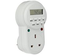 Electronic digital mains Timer Socket Plug-in with LCD Display 12/24 Hour 7 Days