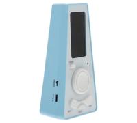 Electronic Digital Metronome for Piano and Ukulele with LCD Display | Portable ABS Pyramid Design, Battery Powered, USB Cable Included, Blue Finish, Easy Operation for Practice