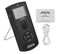 Electronic Digital Metronome with 2.2-inch LCD Universal Electronic Metronome with Volume Tempo Beat Speed Control Human Voice On/Off Built-in Rechargeable Battery for Guitar Piano Violin Drum