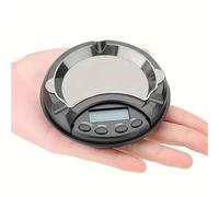 Electronic Digital Pocket Scale Ashtray Jewelry Gold Diamond Food Tea Weighing Display With Blue Backlight Portable Scales(200g 0.01g)
