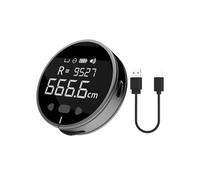 Electronic Digital Tape Measure, 328ft LCD Display Rechargeable Rolling Measuring Tool, High Precision Length Measuring Tool for Flat Curved Diameter Odd Shape, for Body, Sewing