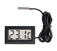 Electronic Digital Thermometer, Built-in Wired Digital Fridge Thermometer with Sensor Range -50 ℃ ~+110 ℃ probe thermometers, thermometers with external probes, temperature probes