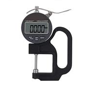 Electronic Digital Thickness Gauge 0-25.4mm/1" Measuring Tool Compatible for W/Paper Leather Cloth Wire 0.01/0.001mm Metal Thickness Gauge Meter Leather