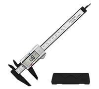Electronic Digital Vernier Caliper 9inch Wire Rope Calipers with Large LCD Screen with Inch/Metric Conversions 150mm High-Precision Multi-Functional Measurement Electronic Measuring Tool (A)