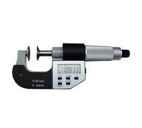 Electronic Disc Micrometer 0-25mm 25-50mm 50-75mm 75-100mm Industrial Grade Outside Disk Micrometer Low Error(0-25mm)