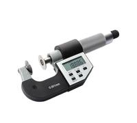 Electronic Disc Micrometer, Industrial DIN Grade Outside Micrometer, Measurements from 0-100mm, Digital Readout, Precision Tool for Accurate Measurement