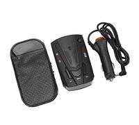 Electronic Dog Detector, Easy to Use Car Radar Detector, 360 Degree High Effective Detection for Vehicle (Black)
