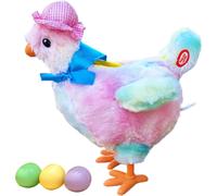 Electronic Dog Toy, Electric Hen with Laying Eggs, Automatic Dog Feeder - Funny Automatic Feeder with Sounds Against Boredom & Anxiety Relief, Dog