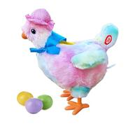 Electronic Dog Toy - Electric Hen with Laying Eggs Automatic Dog Feeder with Sounds Funny Pet Accessories for Cats and Dogs Against Boredom