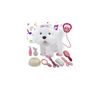 Electronic Dog Toy for Kids, Plush Puppy Toy Interactive Toy -Walks/Barks/Shake Tail/Talk, Stuffed Animals Cute Dog Toys Soft Gift for Christmas,