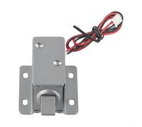 Electronic Door Lock, DC 6V-24V Solenoid Release Assembly, Electromagnetic Catch for Access Control, for INSTANT Power-on Operation, Compact Design for Office Equipment and Logistics Lockers(DC24V)