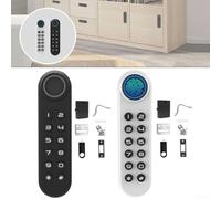 Electronic Door Lock for Front Door with Biometric Fingerprint Password and Physical Key Entry and Remote Mobile Application Control (Horizontal style B)