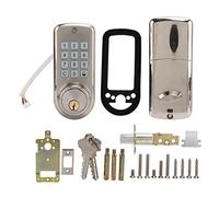 Electronic Door Lock Password Key Unlock, Smart Digital Door Lock, Concealed Security Entry with Custom Password and Two Unlocking Methods, for Home Hotel Apartment Offi