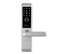 Electronic Door Lock with APP Remote/biometric Fingerprint/Smart Card/Password/Key Unlocking/Home Lock (Color : Sliver, Size : 22 * 175(5072))