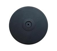 Electronic Drum Cymbal Pad LE-9C2, Dual Zone with Choke: Full Cover Trigger Surface-Standard Mount Hole-E-Drum Kit Replacement | Practice-Rehearsal-Studio Tracking-Live Setup (black)