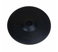 Electronic Drum Equipment Cymbal Pad Drum Cymbal Replacement Trigger with Single Support Quiet Rubber Playing Feel and Edge Control Universal