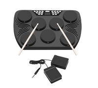 Electronic Drum Kit with 7 Velocity-sensitive Pads and 2 Built-in Stereo Speakers for Beginners and School Children