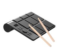 Electronic Drum Kits for Beginners, 9 Pads Silicone Drums with LCD Display and APP Connection, USB Rechargeable Musical Instrument for School Children