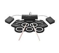 Electronic Drum Pad With Built-In Stereo Speaker, Hand Roll-Up Drum Kit, With Headphone Jack, Drum Stick, Foot Pedals, Great Holiday Birthday Gift For Kids Drum Set