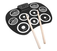 Electronic Drum Set, 9 Pads Roll-Up Drum Pad with 3.5mm Headphone Jack, Foot Pedals, Xmas Birthday Surprise for Kids