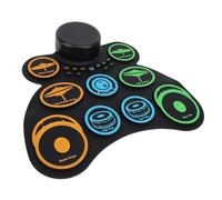 Electronic Drum Set, ABS Silicone Rechargeable Roll Up Drum Pad Built in Speaker, Multiple Sound Effects Portable Foldable Drum Pedals and Sticks for Kids and Adults