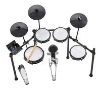 Electronic Drum Set Electronic Drum With Quiet Mesh Pad, 10 Inch Dual Zone Snare 440+real Sound Foot Pedal Electronic Drum Set