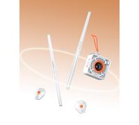 Electronic Drum Set Portable - Quiet Electric Drum Practice Set Air Drumsticks With 3.5mm Input, Drumming App Lessons Games, Storage Bag, Foot Pedal, Lanyard - with Step-by-Step Video Tutorials