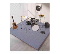 Electronic Drum Shockproof Mats Soundproof Rug Absorbent Entrance Piano Pads with Non-Slip Rubber Non Slip Kitchen Mat(Gray,100x100cm/39.4x31.5in)