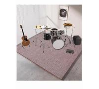 Electronic Drum Shockproof Mats Soundproof Rug Absorbent Entrance Piano Pads with Non-Slip Rubber Non Slip Kitchen Mat(Brown,60x120cm/23.6x47.2in)