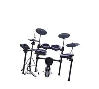 Electronic Drums Adult Stage Performance Playing Drums Orange Purple(Orange 2)