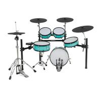 Electronic Drums Compact And Portable Acoustic Style Mesh-head Electronic Drum Set With Five Drums And Four Cymbals