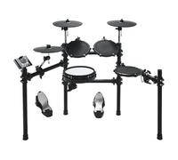 Electronic Drums Four Drums Three Cymbals Double Pedal Electronic Drum Kit Portable Foldable Digital Drum Instrument