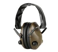 Electronic Earmuffs Hearing Protection Folding Headset Noise Reduction Ear Defenders for Women Men Green Hearing Protection Earmuffs