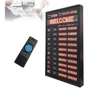 Electronic Exchange Rate Display Board with Remote Control, USB Input for 10 Countries, Ideal for Banks and Financial Institutions