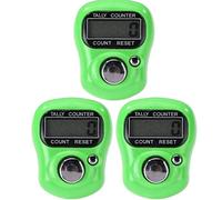 Electronic Finger, 3 Pcs Resettable 5 Digit Lcd Electronic Digital Display Finger Hand Tally Counting