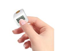 Electronic Finger Digital Tally Counter with Ring, Rechargeable and Lightweight Silicone Design, Silent Operation for Docks and Vehicles Entering and Leaving Public Places