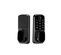 Electronic Fingerprint Smart Lock Anti-Theft Door Intelligent Door Lock Keyless Entry, for Home Office smart door lock(Silver)