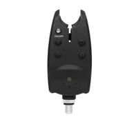 Electronic Fishing Alarm Clip Top Threaded Mount Rod Alert for Carp Anglers, Shore Lake Night Trips, Black ABS Housing Carp Fishing Alarm Rod Alert Shore Night Lake River Angling Clip Top Threaded Led