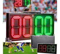Electronic Football Substitution Board, LED Display for Soccer, Rechargeable Battery, 60cm Single-sided Design, Change Player Indicator